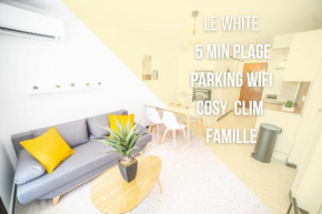 LE WHITE - CLIM PARKING WIFI 5min PLAGE NEUF 6MAX -TOP PROS SERVICESConciergerie